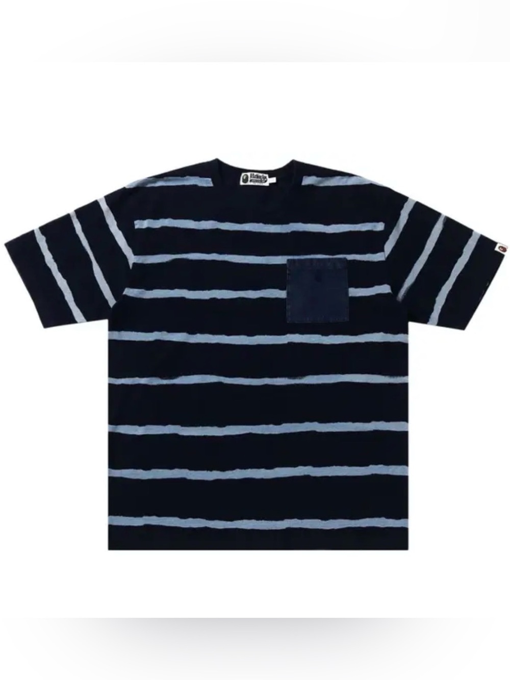 BAPE Discharge Print Relaxed Fit Tee “Indigo”